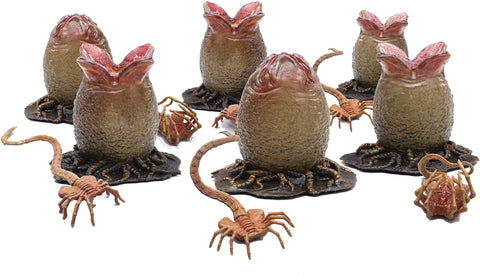 Hiya Toys Alien: Eggs & Facehugger 1:18 Scale Action Figure Set, Multicolor