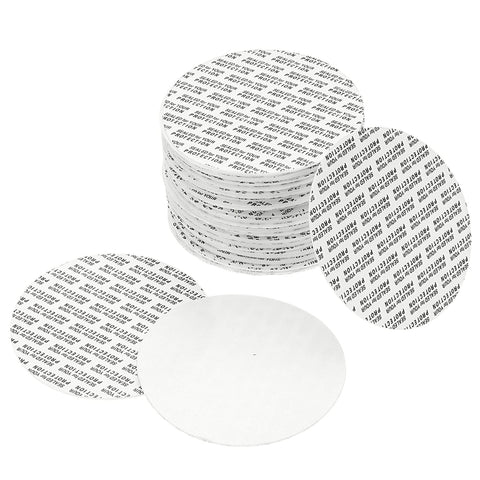 PATIKIL 89mm/3.5" Foam Lid Liner, 100 Pack PS Foam Resistant Tamper Pressure Sensitive Seal for Bottle Cap Liners Seals