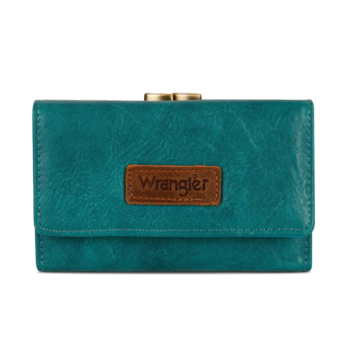 Wrangler Trifold Wallet Women Credit Card Holder Women's Wallets, Card Cases & Money Organizers Dark Brown Wallets for Ladies Female Girls