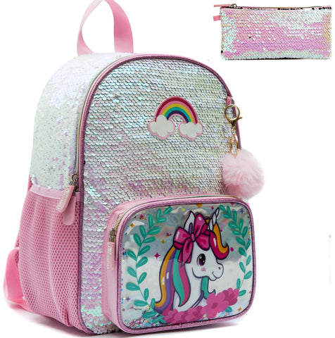 Jasminestar Toddler Backpack 13 inch Cute Kindergarten Backpacks Little Kid Preschool Bookbag