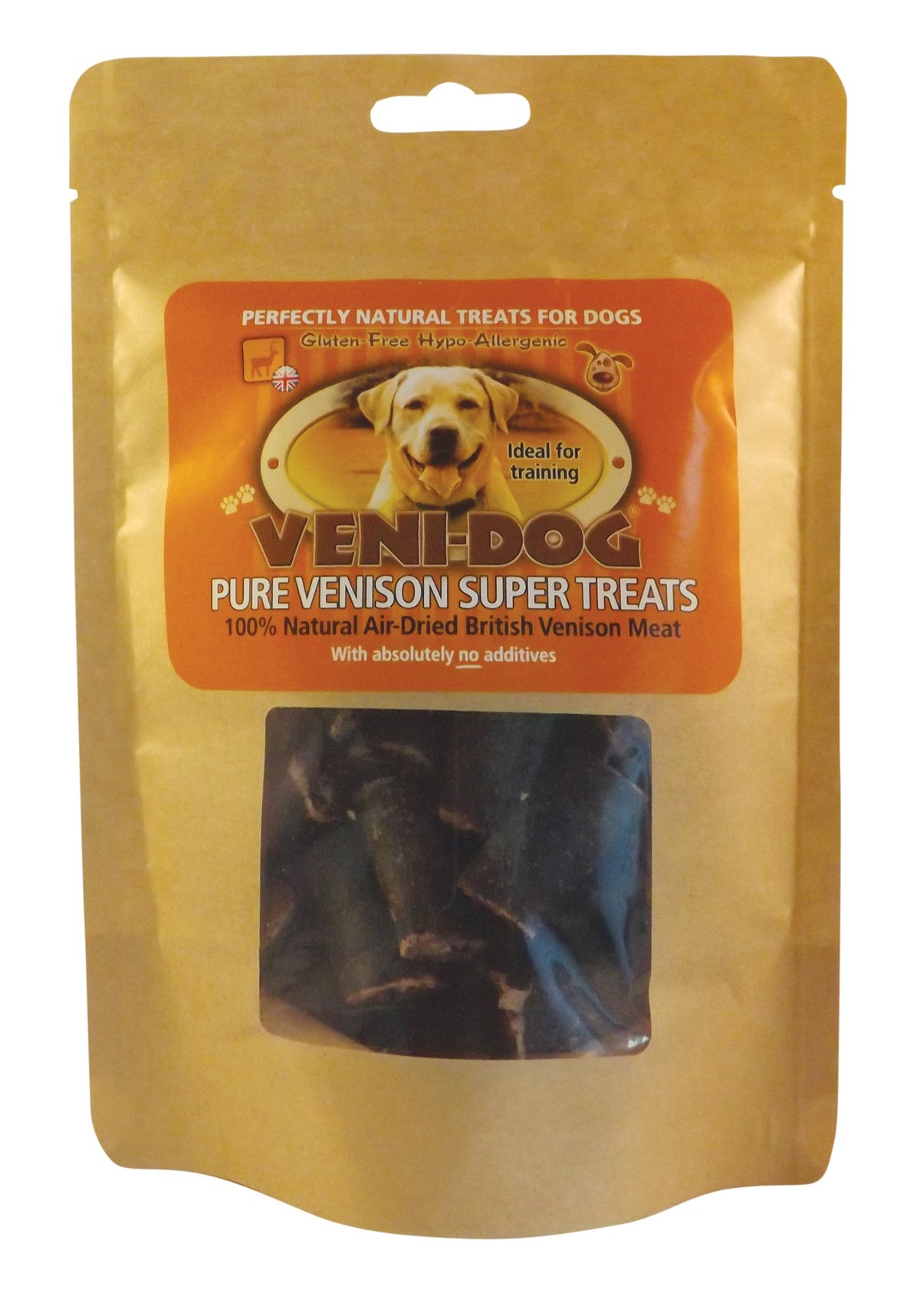 Veni-Dog V101 Pure Venison Super Treats for Dogs 75g