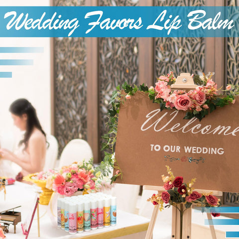 Swiffen 48 Pcs Beach Wedding Favors Thank You Lip Balms Bulk Wedding Lip Balm Appreciation Gift Flamingo Lip Balms Tropical Bridal Lip Balm for Guest Bridesmaid Bachelorette Party Graduate Teacher