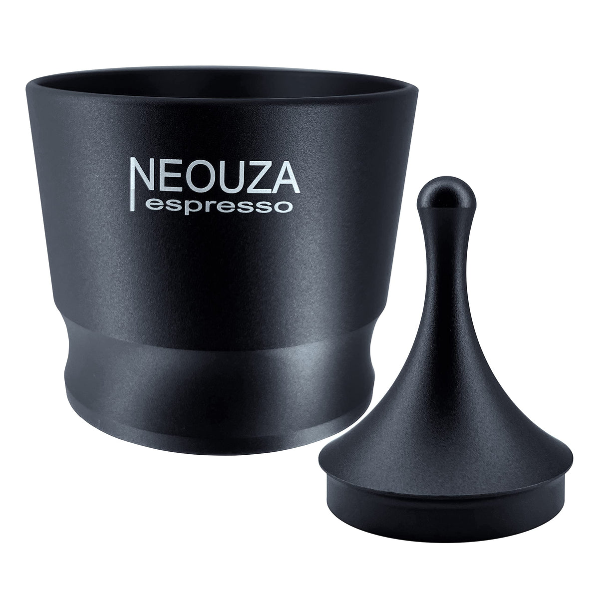 NEOUZA Espresso Dosing Cup Aluminum Alloy Dosing Funnel Compatible with 51mm 58mm Portafilter for Coffee Grinder Splashproof (51 and 58mm Universal)