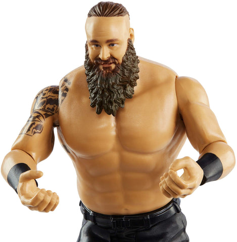 WWE MATTEL Braun Strowman Basic Series #112 Action Figure in 6-inch Scale with Articulation & Ring Gear