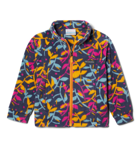 Columbia Baby Girls' Benton Springs Ii Printed Fleece Jacket, Nocturnal Scrap Floral, 3-6 Months