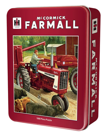 MasterPieces Farmall 1000 Tin Puzzles Collection - Farmall Friends 1000 Piece Jigsaw Puzzle