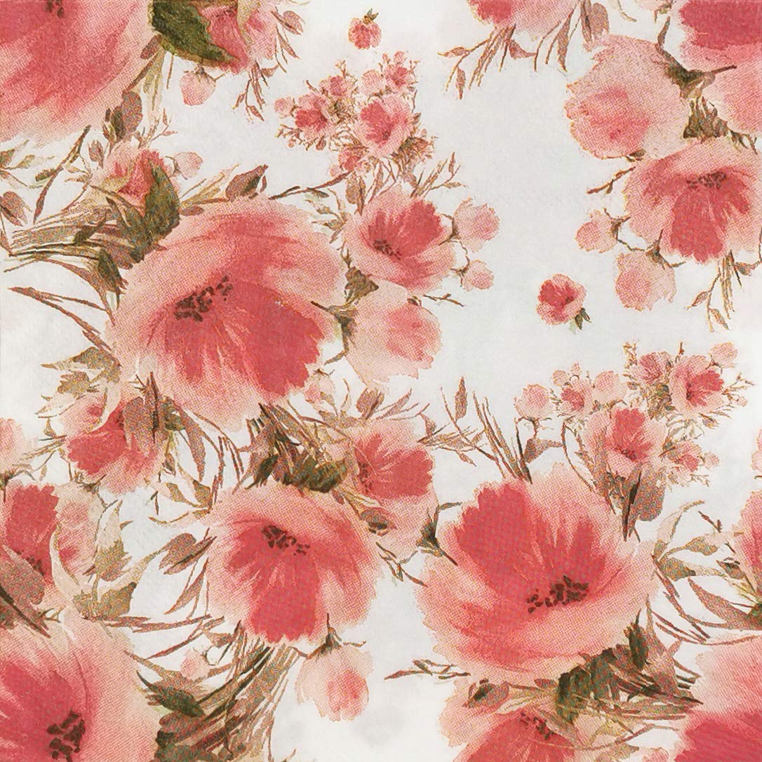 Colored Paper Napkins (Bloom Pink)