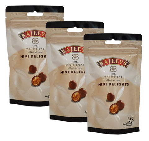 Baileys The Original Irish Cream Mini Delights - Milk Chocolate Truffles 102G x 3 Packs