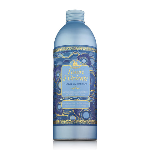 TESORI D'ORIENTE d'Oriente Ayurveda Cream Bath 500 ml Aromatic Bath with Amla Fruit and Patchouli, Body Care for The Bath, Ritual for Body & Senses