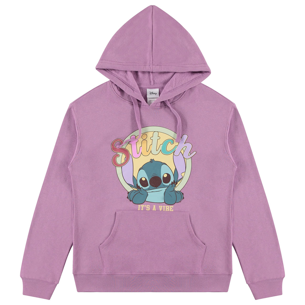 Disney Ladies Lilo and Stitch Sweatshirt - Ladies Classic Lilo and Stitch Hoodie Sweatshirt (Purple, X-Large)
