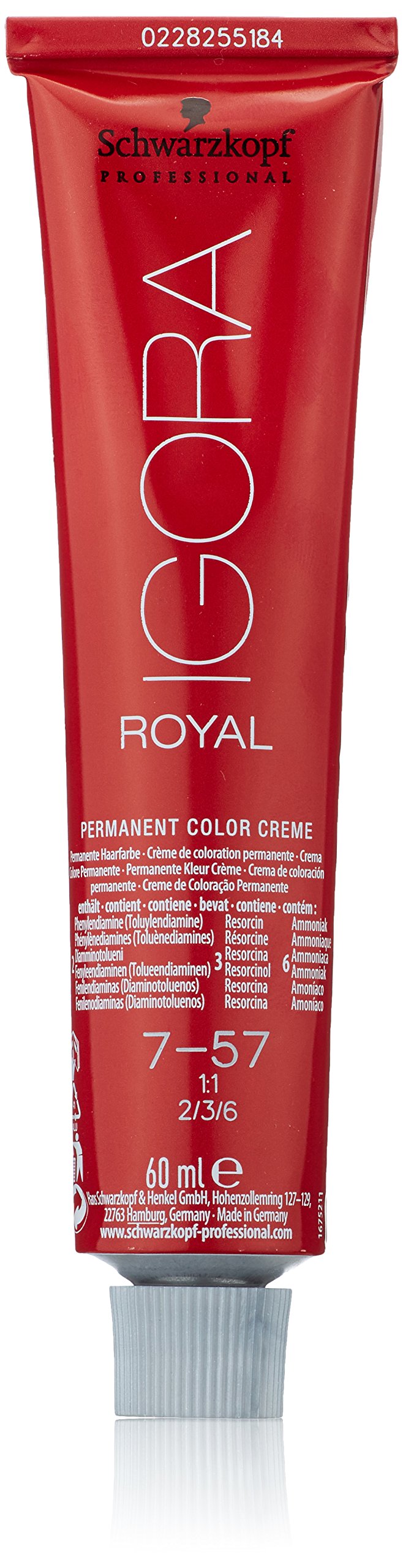 Schwarzkopf IGORA ROYALl 7-57 Medium Blonde Gold Copper 60ml