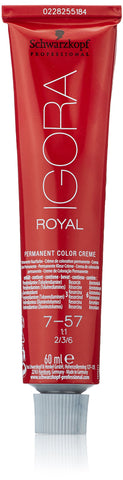 Schwarzkopf IGORA ROYALl 7-57 Medium Blonde Gold Copper 60ml