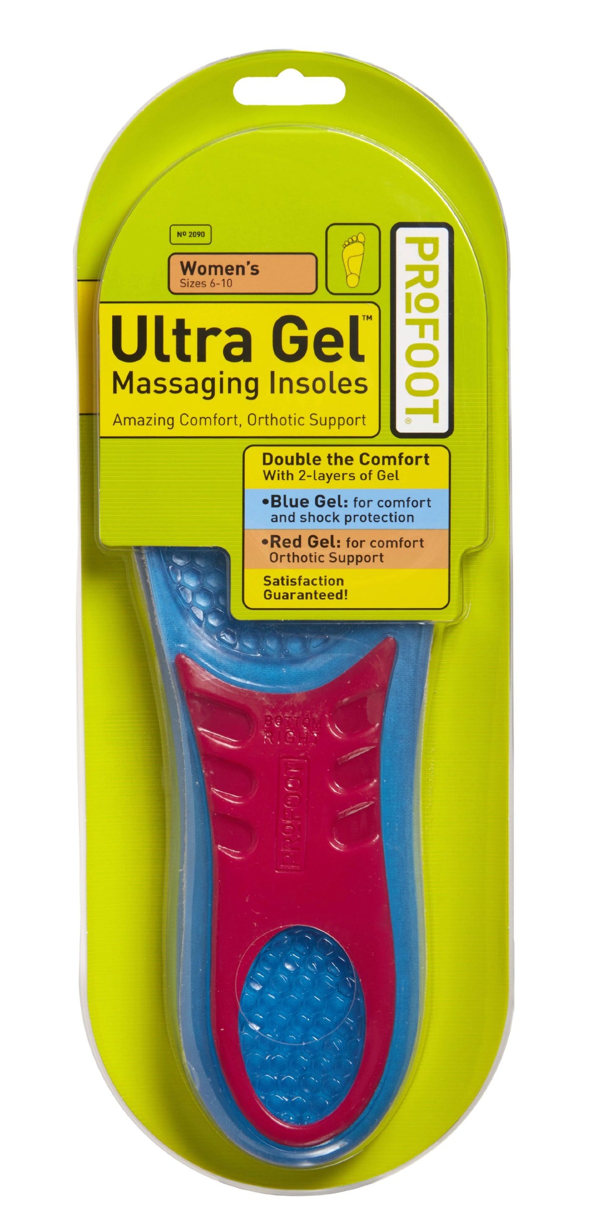 Profoot Ultra Gel Energizing Women's Insoles Pack of 2