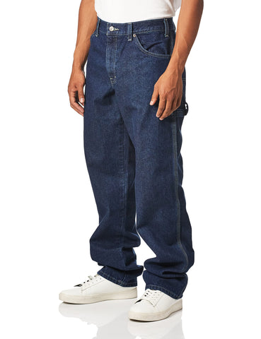 Dickies mens Relaxed Fit Carpenter jeans, Indigo Blue, 30W x 32L US