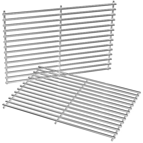 onlyfire Barbecue Grill Grid Grate Replacement for Weber Spirit E310 E320 S310 S320, Stainless Steel Cooking Grate for Weber 7525, 7526, 7527, Spirit 300 Series, Spirit 700, Genesis Silver B/C