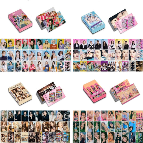 MeiYiYou TTwwice Photocards,4Pack/120Pcs Albums Lomo Cards for Greeting Collection(Pink)