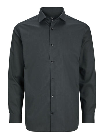 JACK & JONES Men's Jprblaparker Shirt L/S Noos Long Sleeve, Darkest Spruce/Fit: Slim fit, XL
