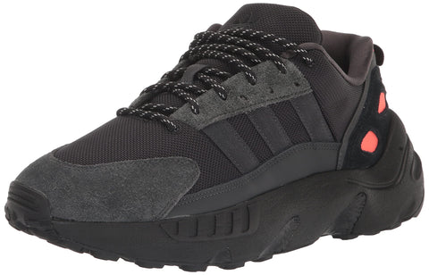 adidas Originals Mens ZX 22 Boost Black/Carbon/Solar Red 11