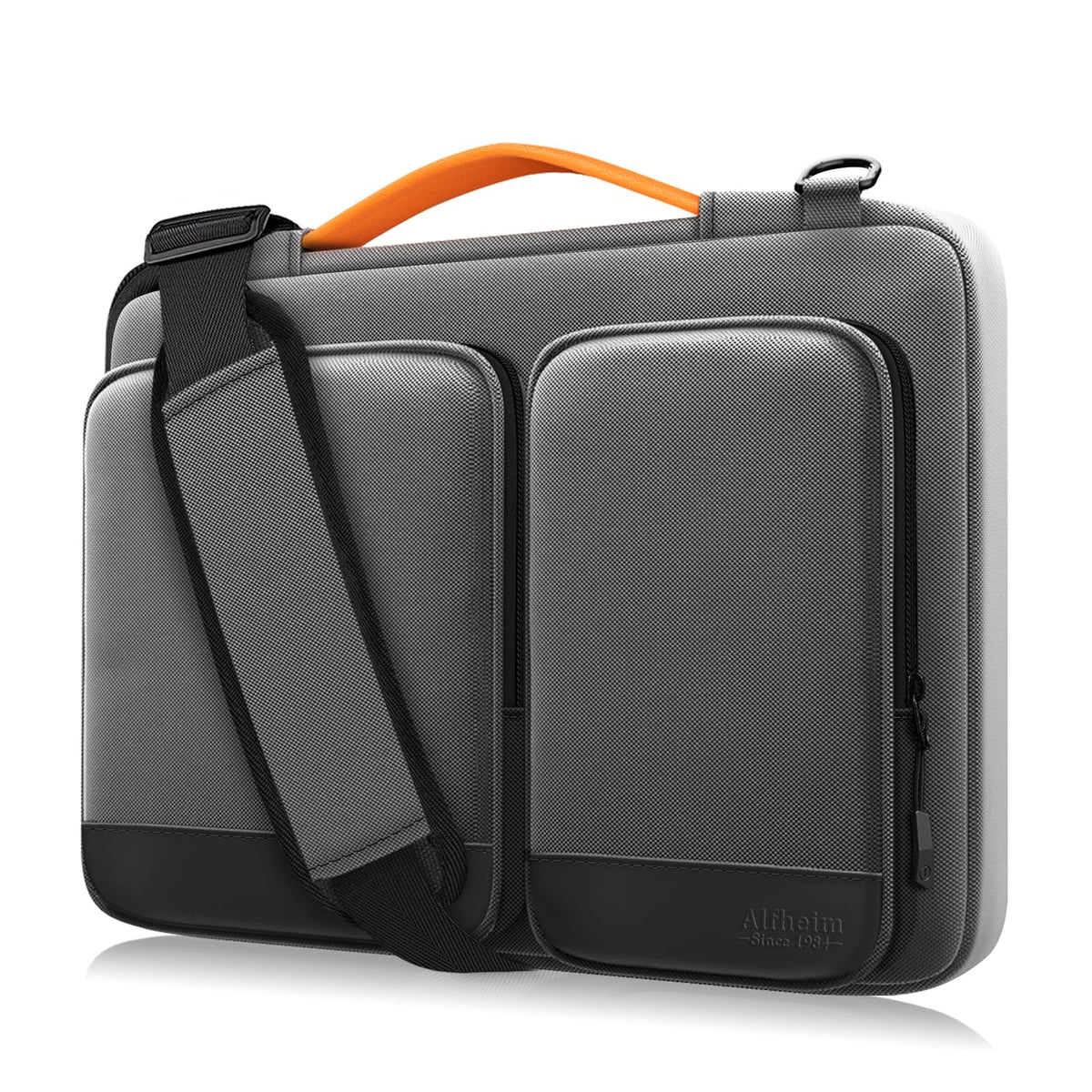 Alfheim 15.6-16 inch Laptop Case Sleeve, Waterproof Shock-Resistant Lightweight Shoulder Bag, 360ÃƒÆ’Ã†â€™ÃƒÂ¢Ã¢â€šÂ¬Ã…Â¡ÃƒÆ’Ã¢â‚¬Å¡Ãƒâ€šÃ‚Â° Protective Notebook Briefcase Compatible with 16 16.2 inch Macbook Pro A1398 A2141 A2485/Surface Book