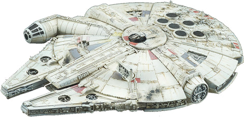 BANDAI Vehicle Model 006 Star Wars Millennium Falcon Plastic Model Kit -Story of Roue one-, White