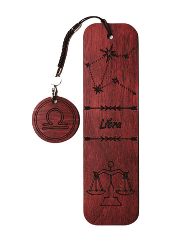Zodiac Bookmark & Pendant: Libra Gifts for Women Astrology Gifts for Women Handmade Libra Birthday Gifts for Women Libra Zodiac Gifts for Men September & October Birthday Gifts for Astrology Lovers