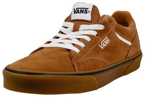 Vans Men's Seldan Trainers Sneaker, Suede Gum Brown, 11