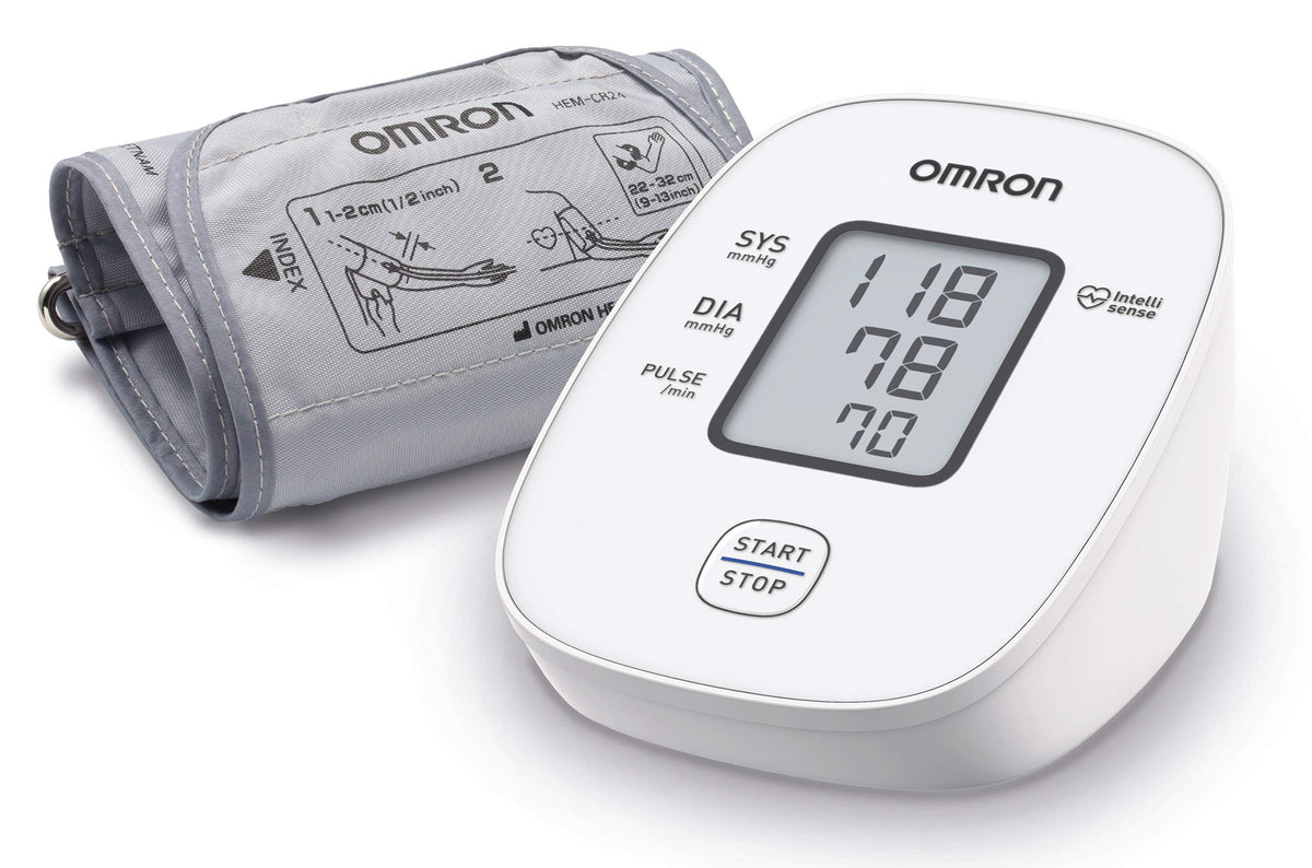 OMRON X2 Basic - Automatic Upper Arm Blood Pressure Monitor for Home Use, Clinically Validated| Irregular Heartbeat Detection |Cuff Wrapping Guide - Accurate Results & Memory