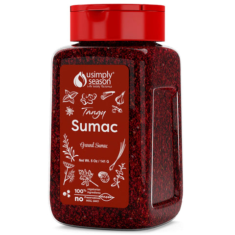 USimplySeason Sumac Spice (Tangy Powder, 5 Ounce)
