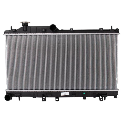 TRQ Radiator Assembly Aluminum Core Compatible with 15-20 Subaru WRX STI CU13458