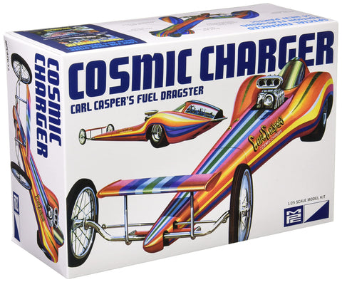 Platz MPC MPC826 1:25 Scale Carl Casper's Cosmic Charger Rail Dragster Model Kit