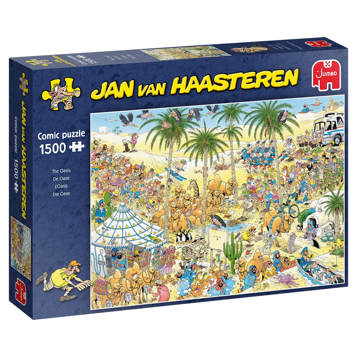 Jumbo Jan Van Haasteren The Oasis Jigsaw Puzzle (1500 Piece)