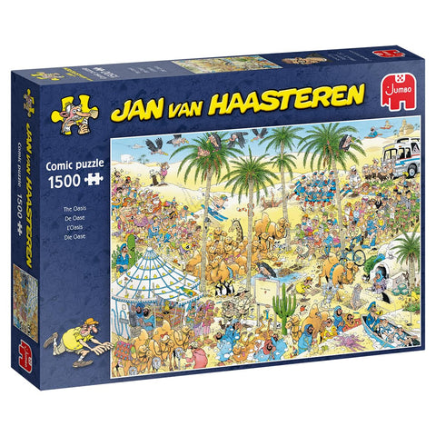 Jumbo Jan Van Haasteren The Oasis Jigsaw Puzzle (1500 Piece)