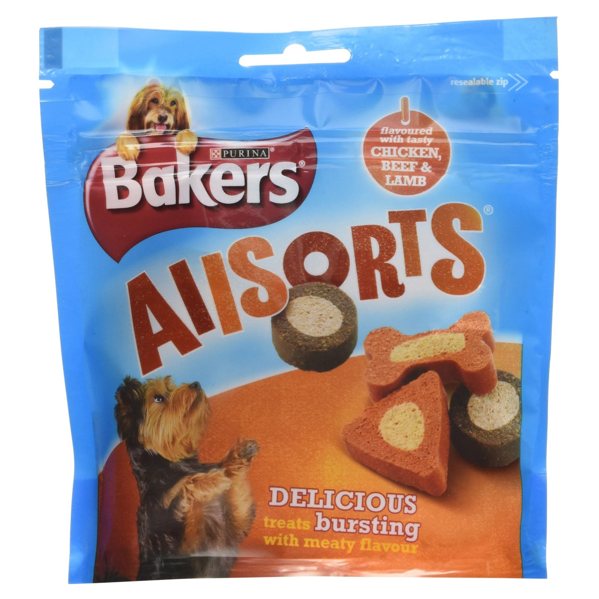 Bakers Allsorts Dog Treats Chicken and Beef, 98g