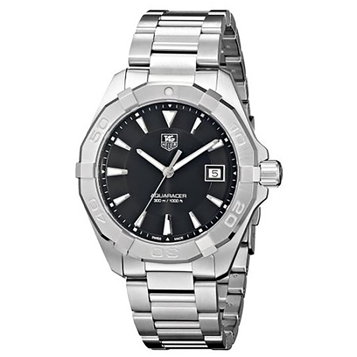 Tag Heuer Mens Aquaracer Stainless Steel Watch, Dive Watch,Quartz Movement