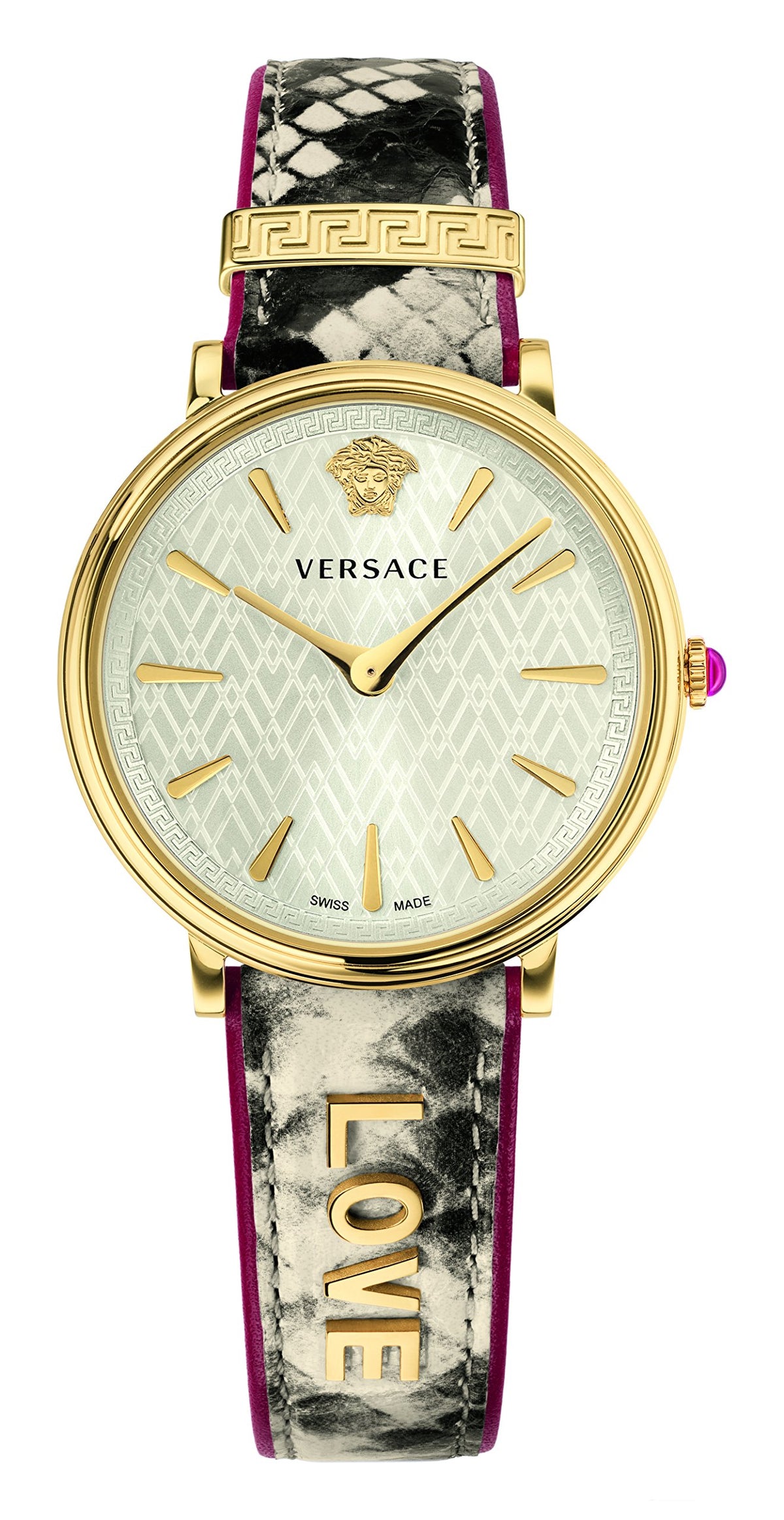 Versace - Women's Watch - V-Circle Logomania Edition, Strap.