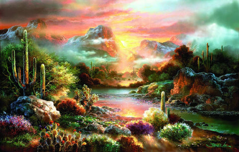 Sunset Splendor 1000 pc Jigsaw Puzzle by SUNSOUT INC