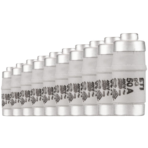 REV Ritter 0515052555 Sicherung D02 50 A E18/Lazy, Pack of 10