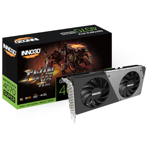Inno 3D GEFORCE RTX 4070 SUPER TWIN X2 NVIDIA 12 GB GDDR6X