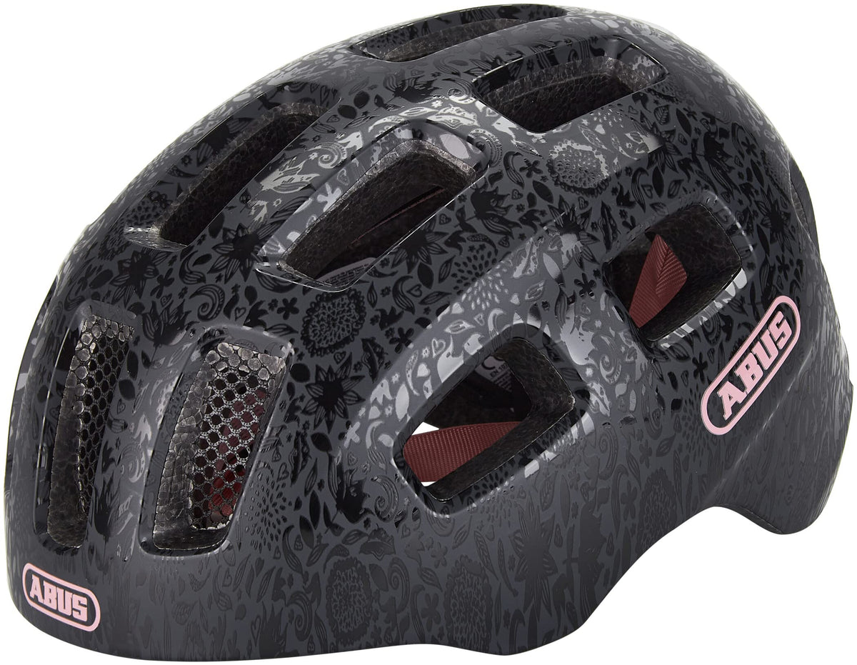 ABUS Youn-I 2.0 bike helmet - with light for children, teenagers and young adults - for girls and boys - black, size S