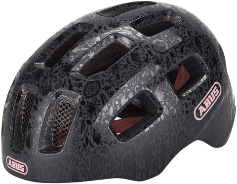 ABUS Youn-I 2.0 bike helmet - with light for children, teenagers and young adults - for girls and boys - black, size S