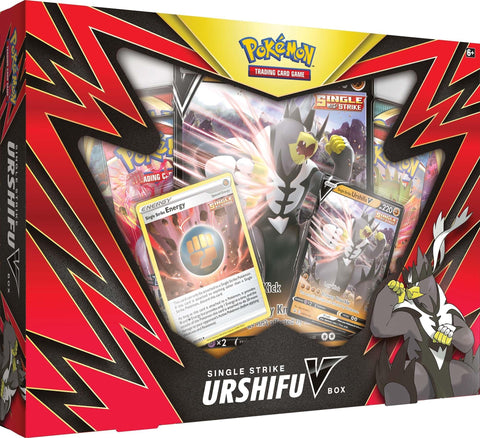PoKéMoN TCG - Single/Rapid Strike Urshifu - V Box (one at random)