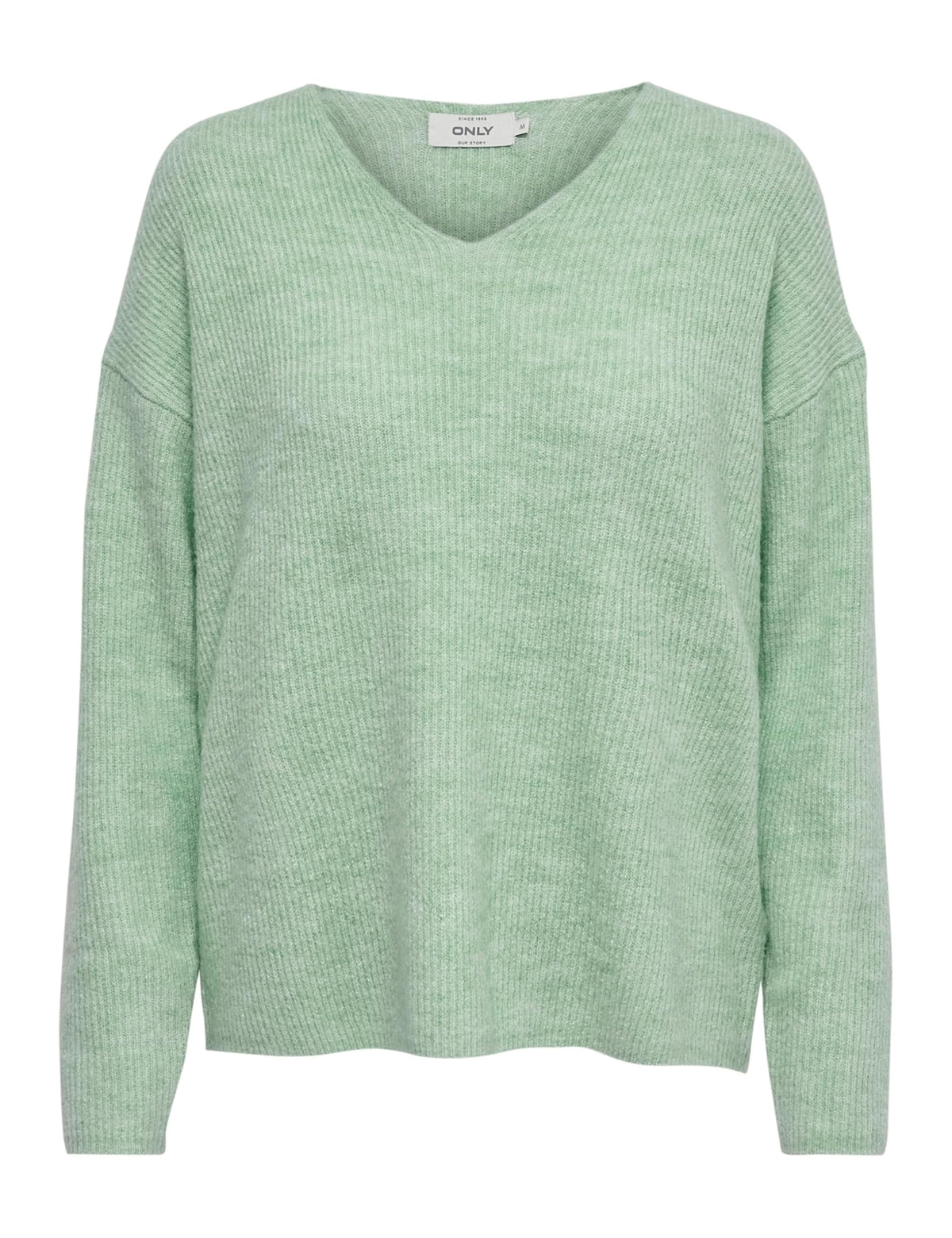 ONLY Women's ONLCAMILLA V-Neck L/S Pullover KNT NOOS Sweater, Ether, XS