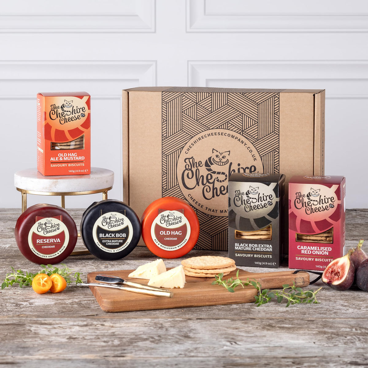 Triple Treat, Cheese & Biscuits Gift Box