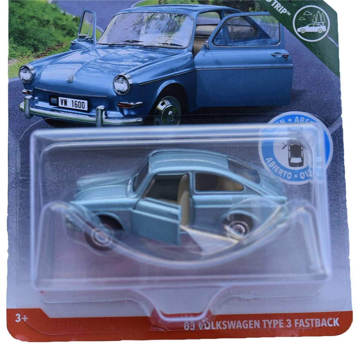 Matchbox '65 VW Type 3 Fastback, Blue