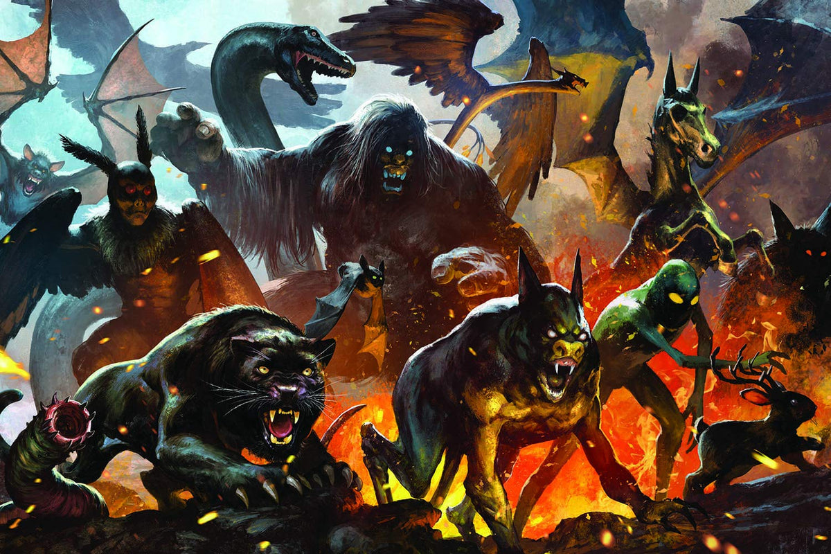 Cryptid Confluence and Monster Legends 1000 Piece Jigsaw Puzzle Toy | Fun Quarantine Gifts | Brain Teaser for Family Game Night
