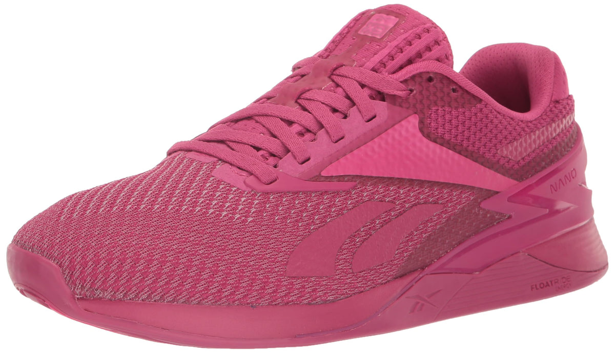 Reebok Women's Nano X3 Sneaker, Semi Proud Pink/Laser Pink, 8.5