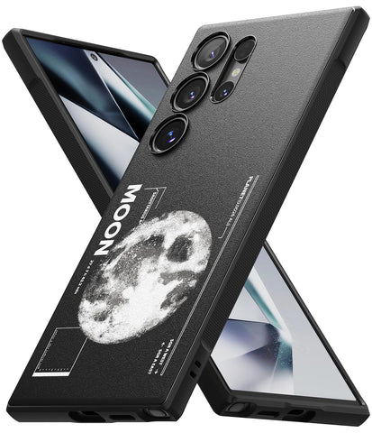 Ringke Onyx [Feels Good in The Hand] Compatible with Samsung Galaxy S24 Ultra Case 5G, Anti-Fingerprint Technology Prevents Oily Smudges Non-Slip Enhanced Grip Precise Cutouts for Camera - Moon