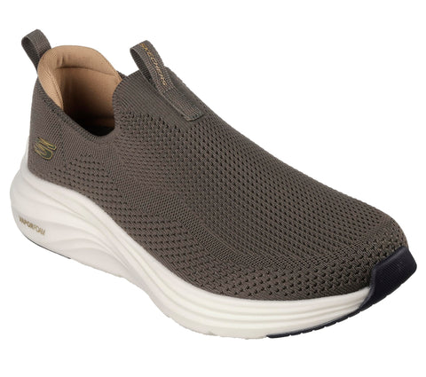 Skechers Men's Vapor Foam Covert Loafer, Olive Knit, 45 EU