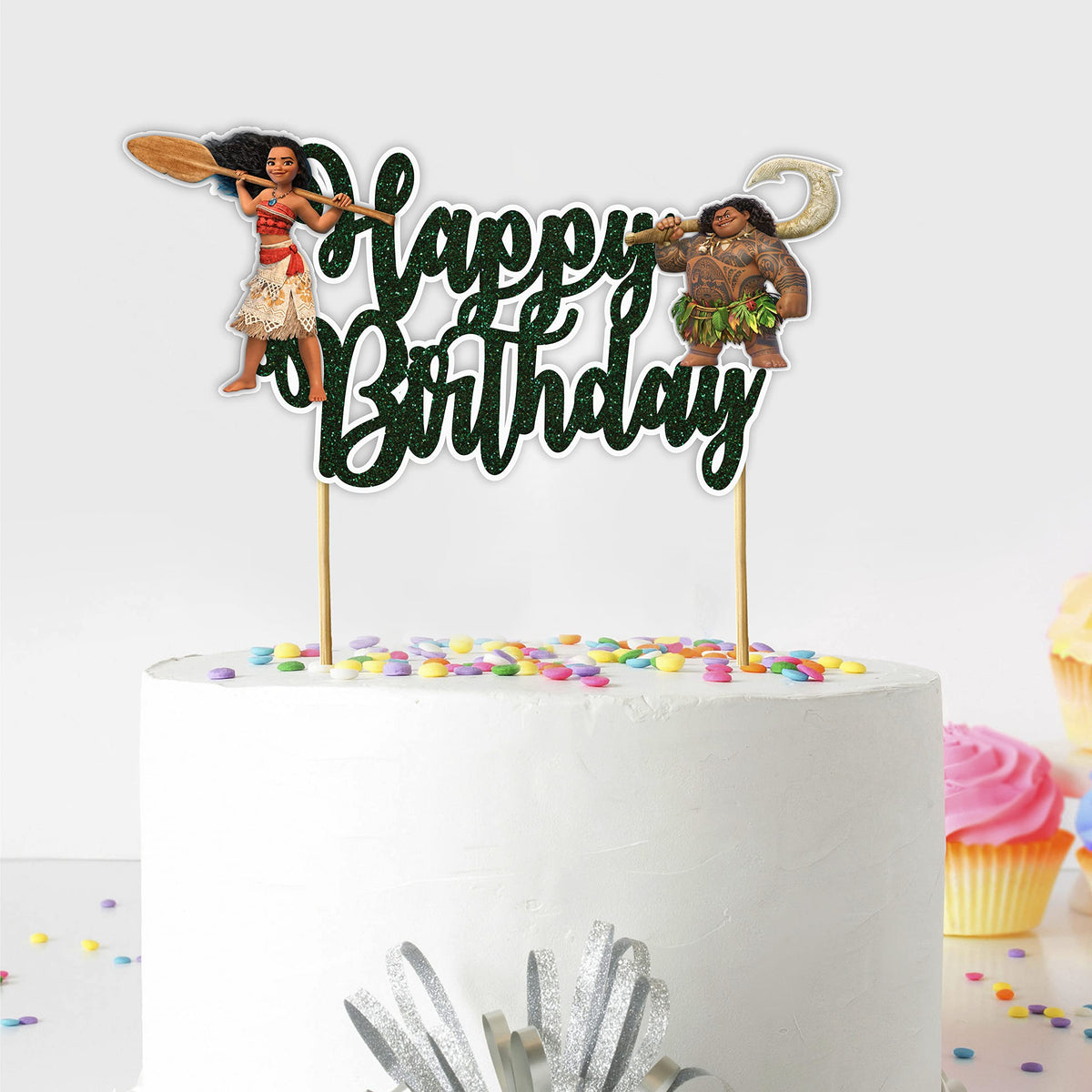 SeyalÂ® Mona Happy Birthday Cake Topper
