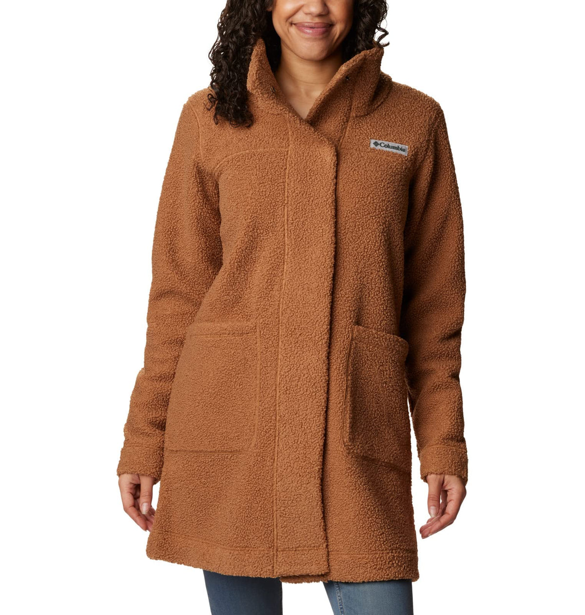 Columbia Women's Panorama Long Jacket, Camel Brown, Small